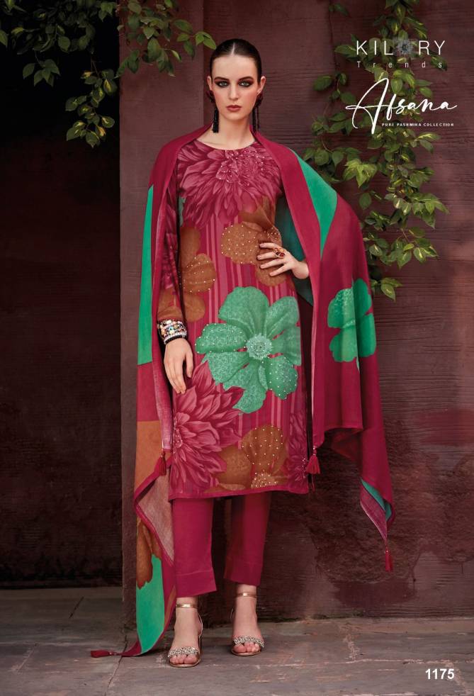 Afsana By Kilory Viscose Pashmina Printed Suits Wholesale Shop In Surat